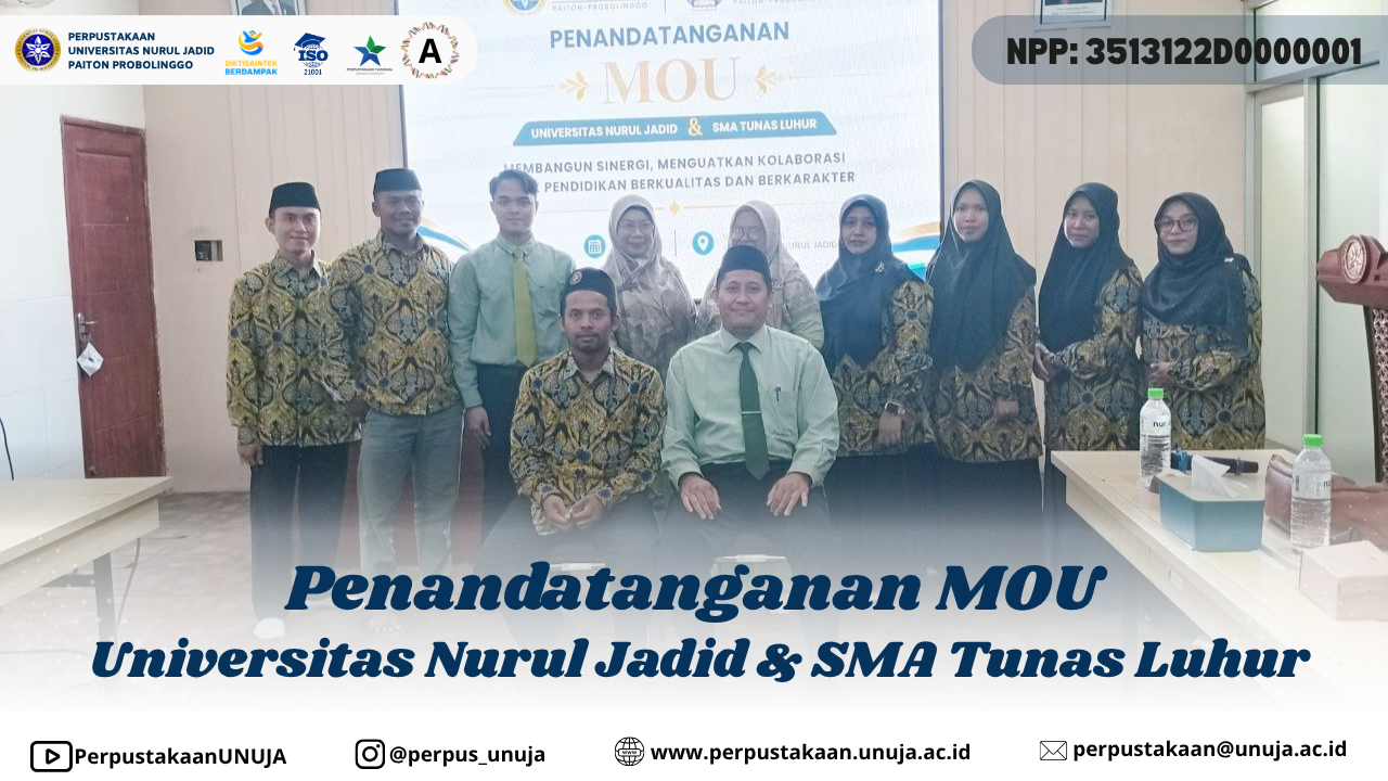universitas-nurul-jadid-dan-sma-tunas-luhur-tandatangani-mou-bidang-perpustakaan
