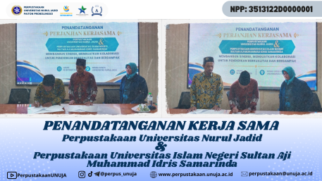 perpustakaan-unuja-dan-perpustakaan-uinsi-samarinda-jalin-kerja-sama